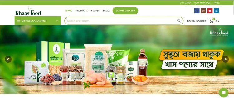 Best online food shop in Bangladesh: khaasfood.com